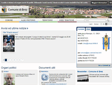 Tablet Screenshot of comune.brez.tn.it